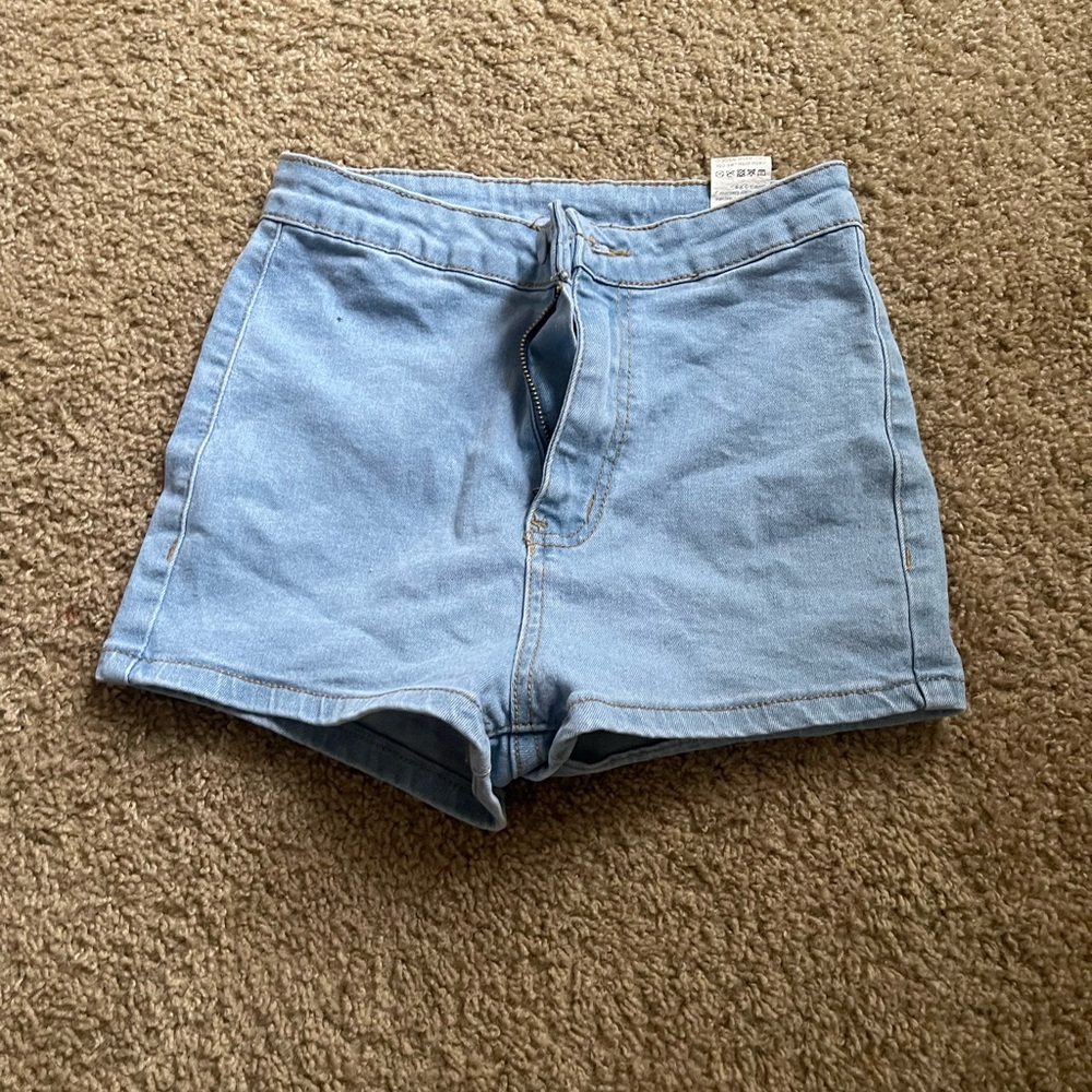 Denim shorts